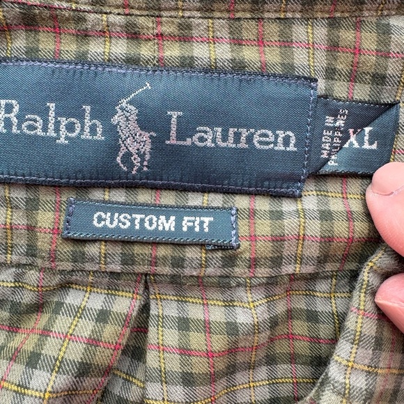 Ralph Lauren Custom Fit Button Down Men’s Shirt Size XL - Picture 4 of 10